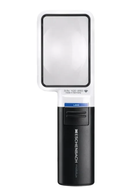 Лупа асферическая Eschenbach mobilux LED, 75х50 мм, 3.5х
