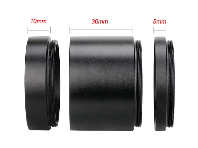 Набор удлинительных трубок SVBONY T2 (M42x0,75): 5, 10, 30 мм