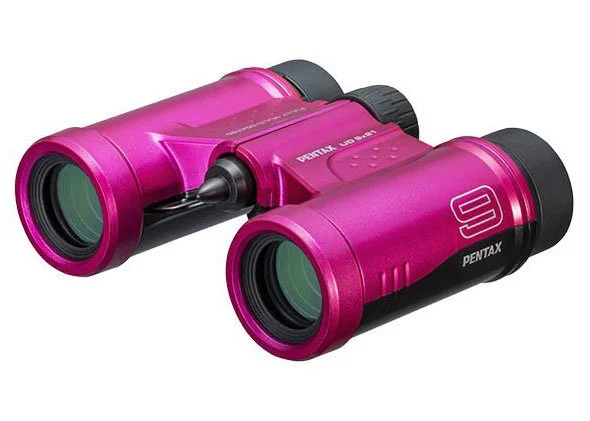 Бинокль Pentax UD 9x21 розовый