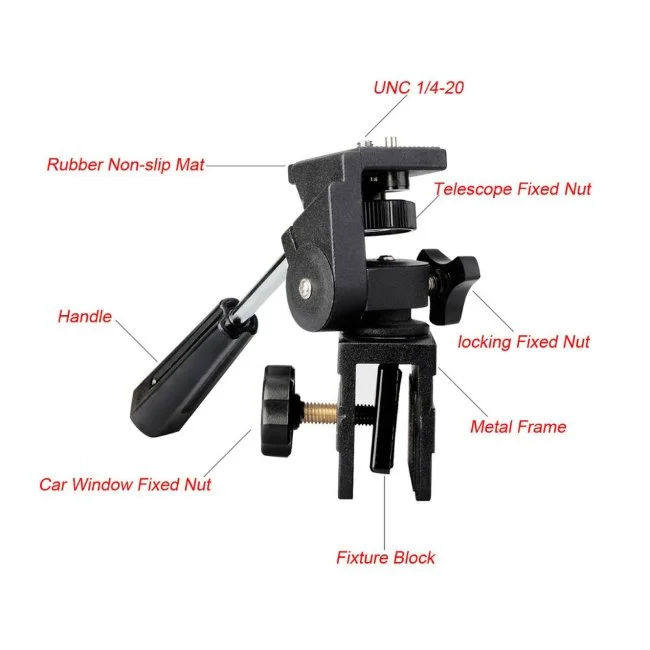 Адаптер крепления монокуляров на окно автомобиля (F9197A) Адаптер крепления монокуляров на окно автомобиля (F9197A)