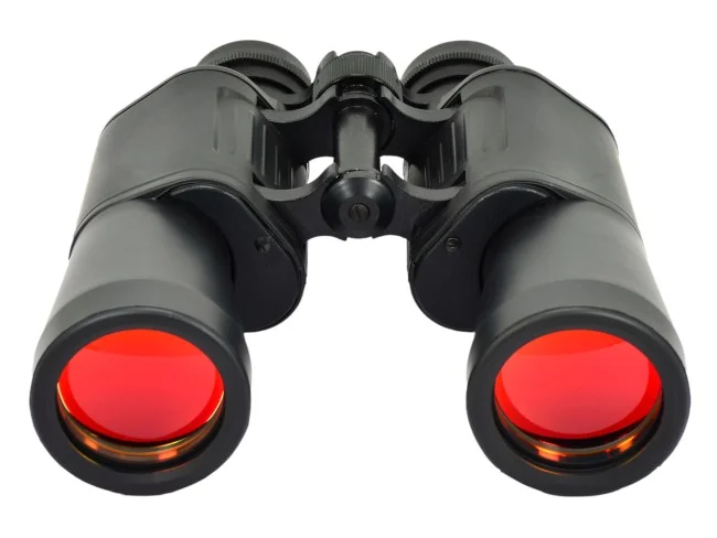 Бинокль КОМЗ БПЦ3 12х45 обрезиненный, рубин