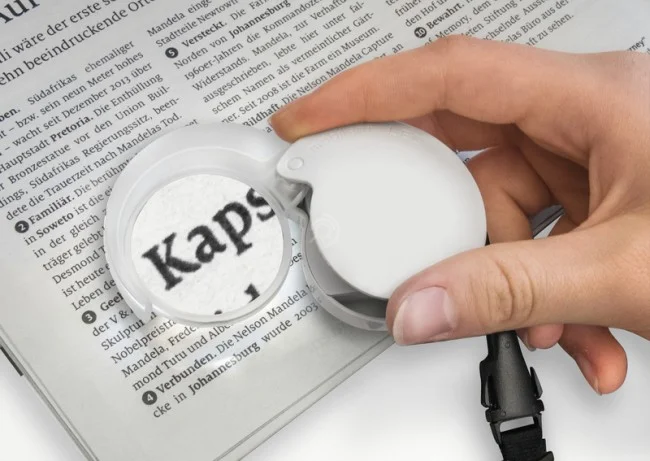 Лупа асферическая Eschenbach mobilent LED, 35 мм, 4.0х