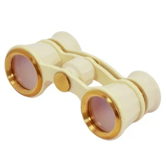 Бинокль театральный ЛЗОС БГН 2,5х24, слоновая кость