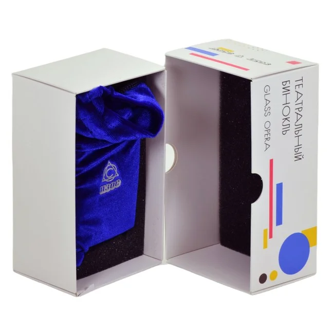 Бинокль театральный ЛЗОС БГН 2,5х24, слоновая кость