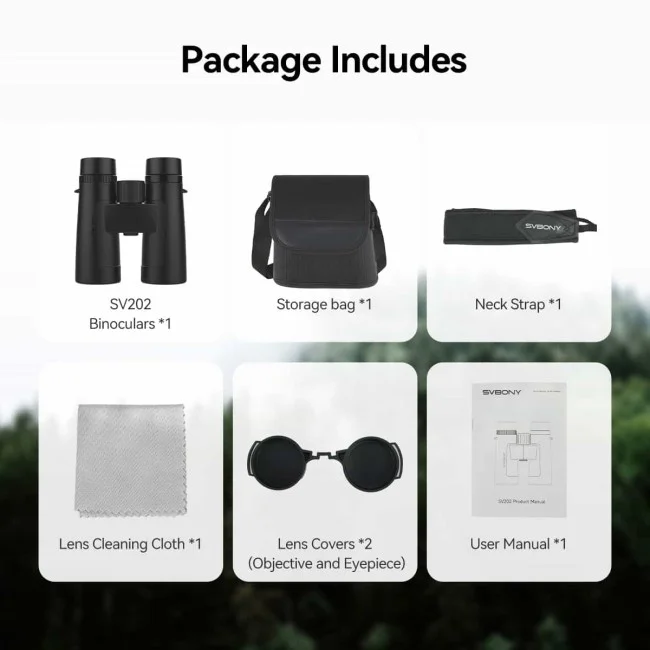 Бинокль SVBONY 8x32 New ED (SV202) Бинокль SVBONY 8x32 New ED (SV202)