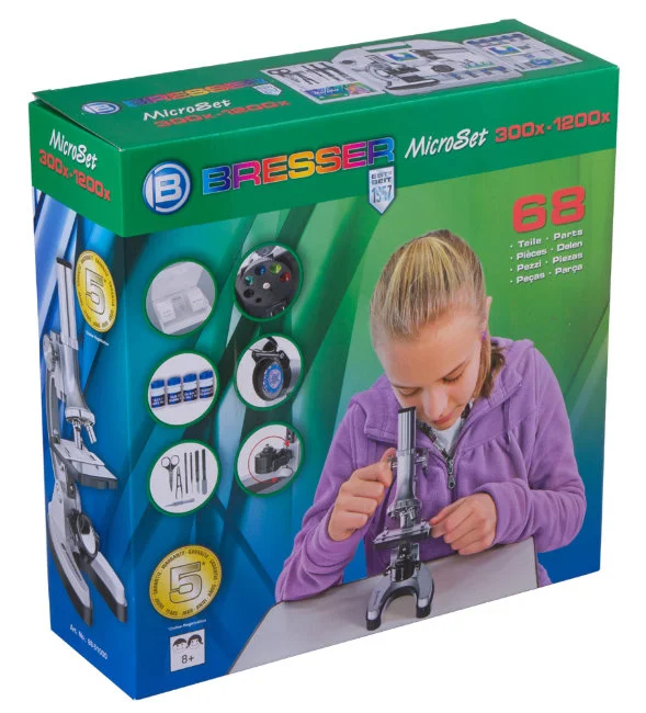 Микроскоп Bresser Junior Biotar 300x-1200x, в кейсе Микроскоп Bresser Junior Biotar 300x-1200x, в кейсе