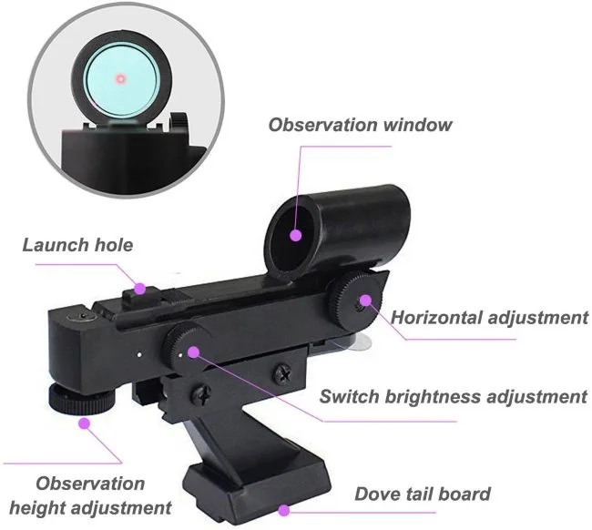 Искатель SVBONY с красной точкой Искатель SVBONY с красной точкой