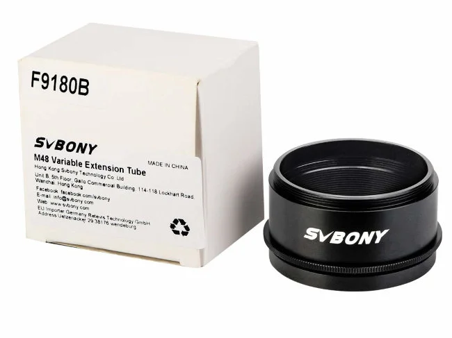 Удлиняющая трубка SVBONY M48, переменной длины 24-35 мм