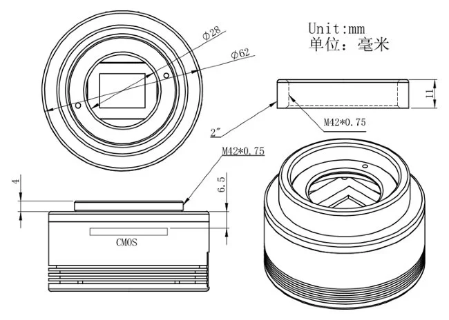 Цифровая камера ZWO ASI183MM (монохромная)