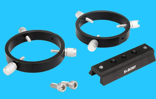 Крепежные кольца с пластиной SVBONY для искателя и гида, 43-70 мм