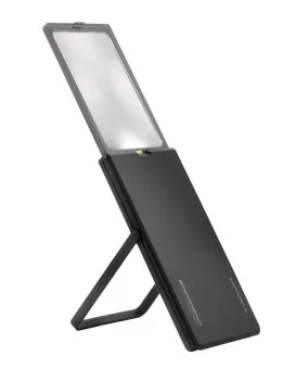 Лупа асферическая Eschenbach easyPOCKET XL, 78х50 мм, 2.5х (черная)