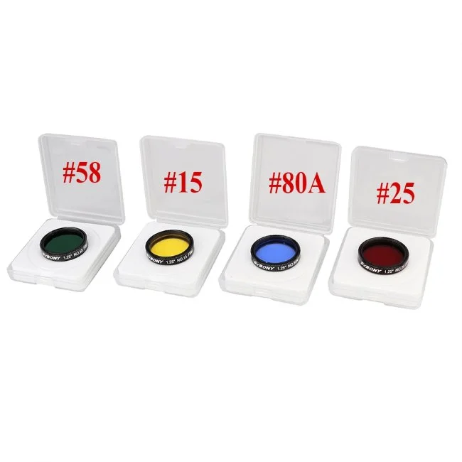 Комплект фильтров SVBONY LRGB, 1,25" Комплект фильтров SVBONY LRGB, 1,25"