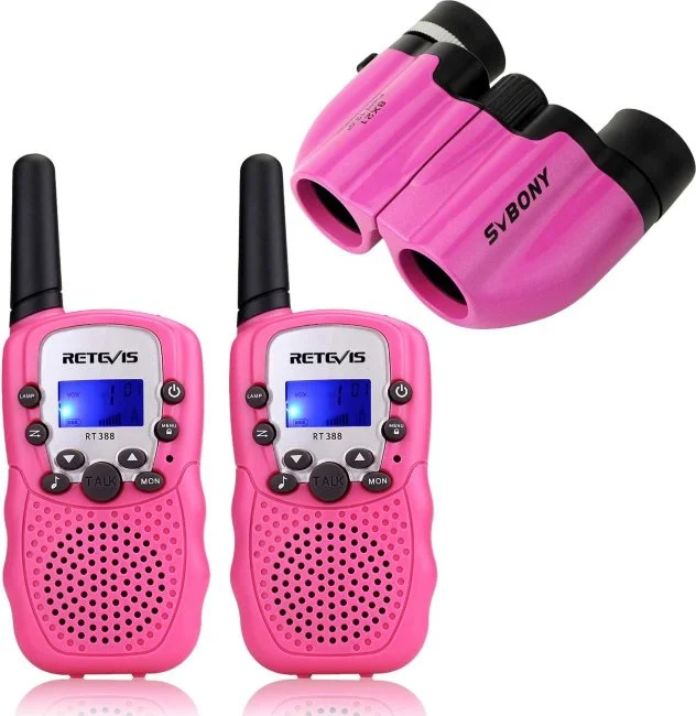 Рация Retevis Walkie-Talkie RT388 пара (розовая) Рация Retevis Walkie-Talkie RT388 пара (розовая)