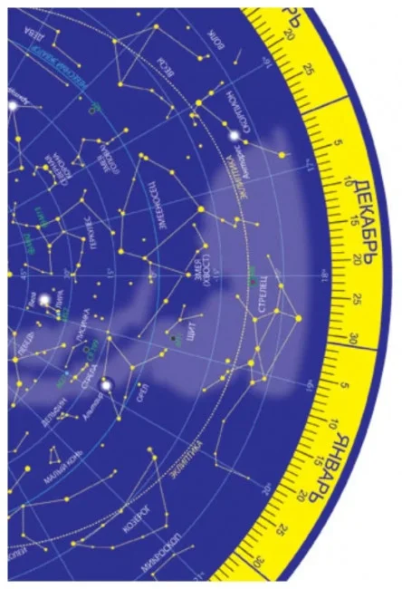Подвижная карта звёздного неба "Планисфера"
