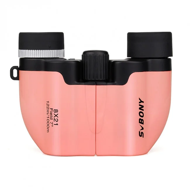 Бинокль детский SVBONY 8x21 розовый