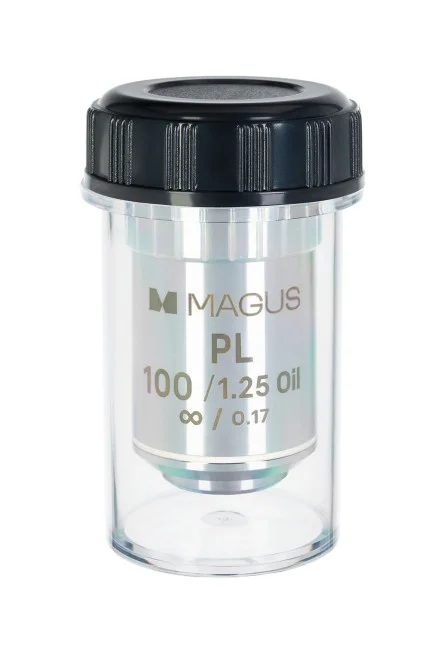 Объектив MAGUS SF100 OIL 100х/1,25 ми Plan Pol ∞/0,17 Объектив MAGUS SF100 OIL 100х/1,25 ми Plan Pol ∞/0,17