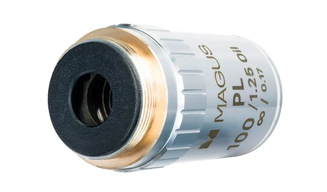 Объектив MAGUS SF100 OIL 100х/1,25 ми Plan Pol ∞/0,17 Объектив MAGUS SF100 OIL 100х/1,25 ми Plan Pol ∞/0,17