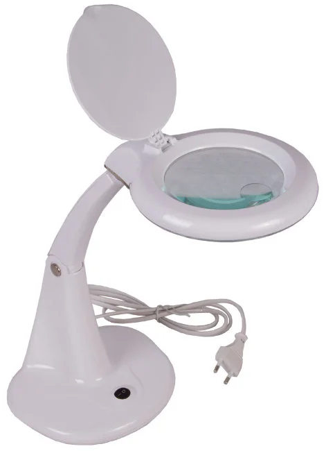 Лупа настольная Bresser 2х/4x, 100 мм, с подсветкой