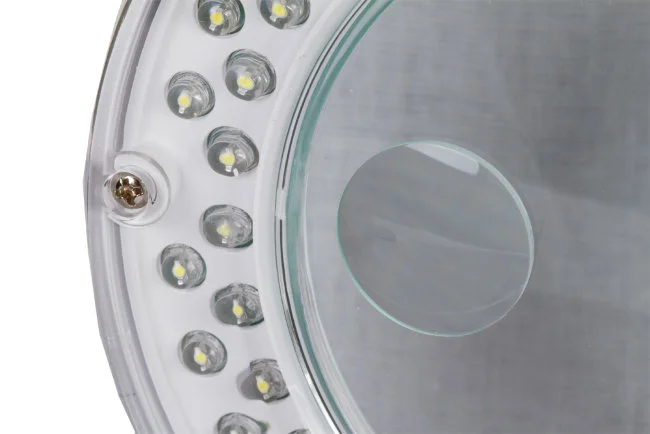 Лупа настольная Bresser 2х/4x, 100 мм, с подсветкой