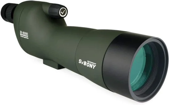 Зрительная труба SVBONY 20-60х60 с прямым изображением, на штативе