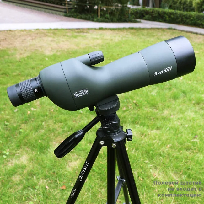 Зрительная труба SVBONY 20-60х60 с прямым изображением, на штативе Зрительная труба SVBONY 20-60х60 с прямым изображением, на штативе