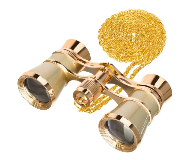 Театральный бинокль Levenhuk Broadway 325B, золотистый