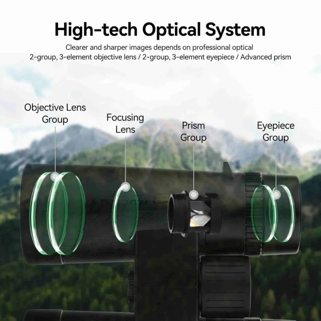 Бинокль SVBONY 10x42 New ED (SV202)
