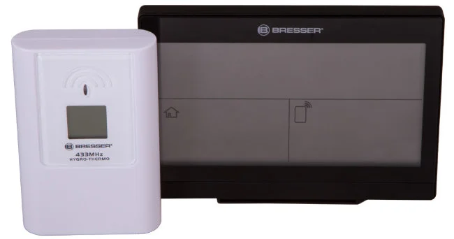 Метеостанция Bresser TemeoTrend LG с радиоуправлением, черная Метеостанция Bresser TemeoTrend LG с радиоуправлением, черная