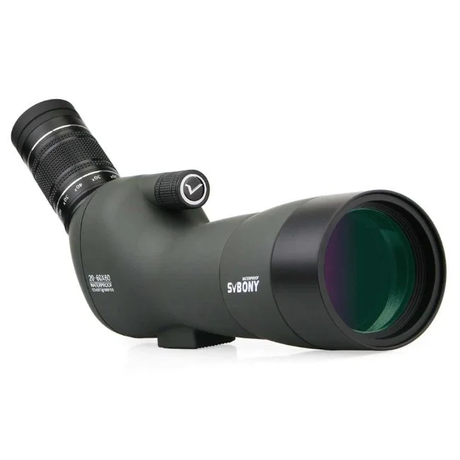 Зрительная труба SVBONY 20-60х60 с призмой 45 гр., на штативе
