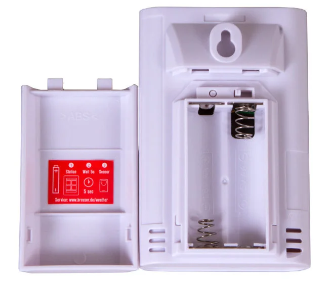 Метеостанция (настенные часы) Bresser TemeoTrend JC LCD с радиоуправлением, черная