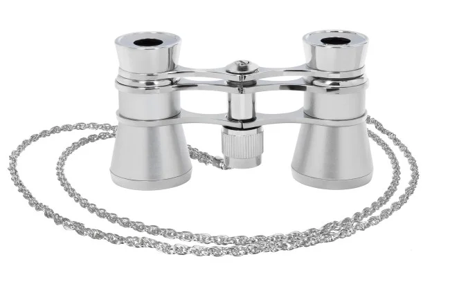 Театральный бинокль Levenhuk Broadway 325B, серебристый