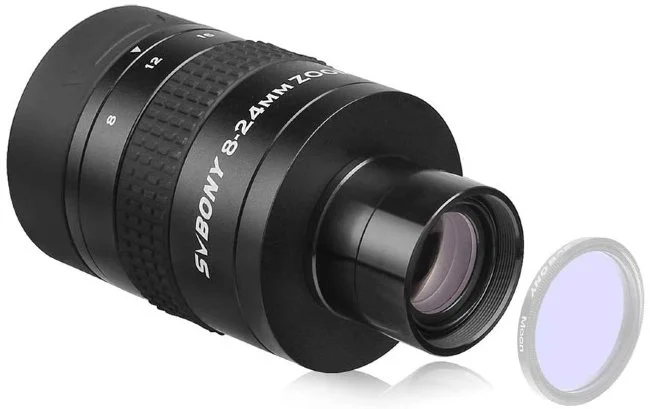 Окуляр-зум SVBONY 8-24 мм, 1,25" (SV171) Окуляр-зум SVBONY 8-24 мм, 1,25" (SV171)