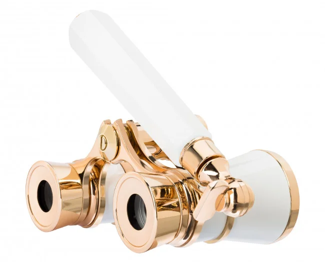 Театральный бинокль-лорнет Levenhuk Broadway 325E, белый