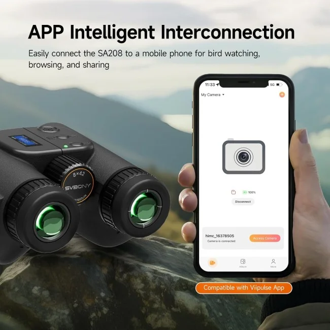 Фото-видео бинокль SVBONY 8x42 SA208 Фото-видео бинокль SVBONY 8x42 SA208