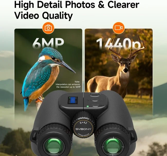 Фото-видео бинокль SVBONY 8x42 SA208 Фото-видео бинокль SVBONY 8x42 SA208