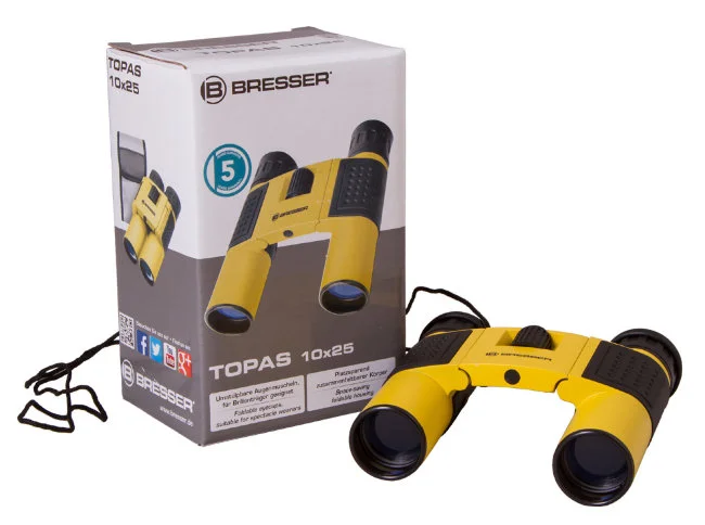 Бинокль Bresser Topas 10x25 Yellow Бинокль Bresser Topas 10x25 Yellow