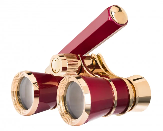 Театральный бинокль-лорнет Levenhuk Broadway 325E, красный Театральный бинокль-лорнет Levenhuk Broadway 325E, красный