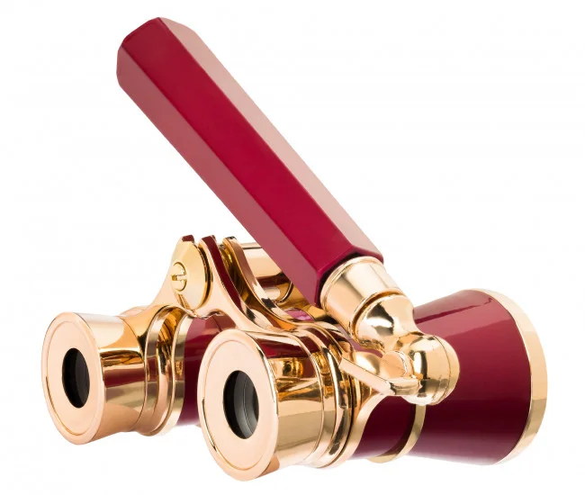 Театральный бинокль-лорнет Levenhuk Broadway 325E, красный Театральный бинокль-лорнет Levenhuk Broadway 325E, красный