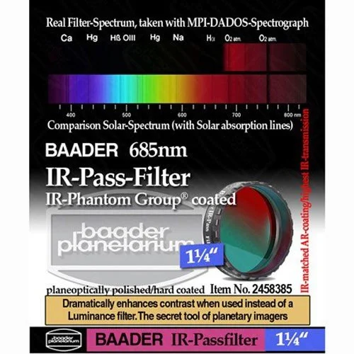 Фильтр Baader Planetarium IR pass, 1,25"