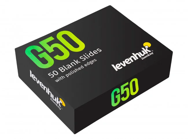 Стекла предметные Levenhuk G50, 50 шт.