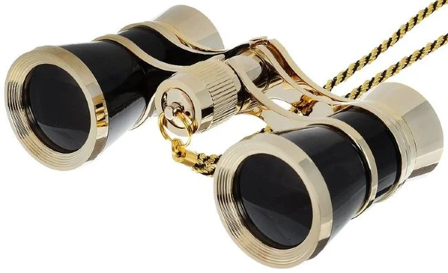 Бинокль театральный Eschenbach Glamour 3х25 Black, с цепочкой Бинокль театральный Eschenbach Glamour 3х25 Black, с цепочкой